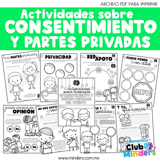 Activities on Consent and Private Body Parts - Preventing Child Sexual Abuse