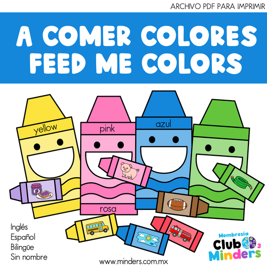Feed me colors - Let's eat colors