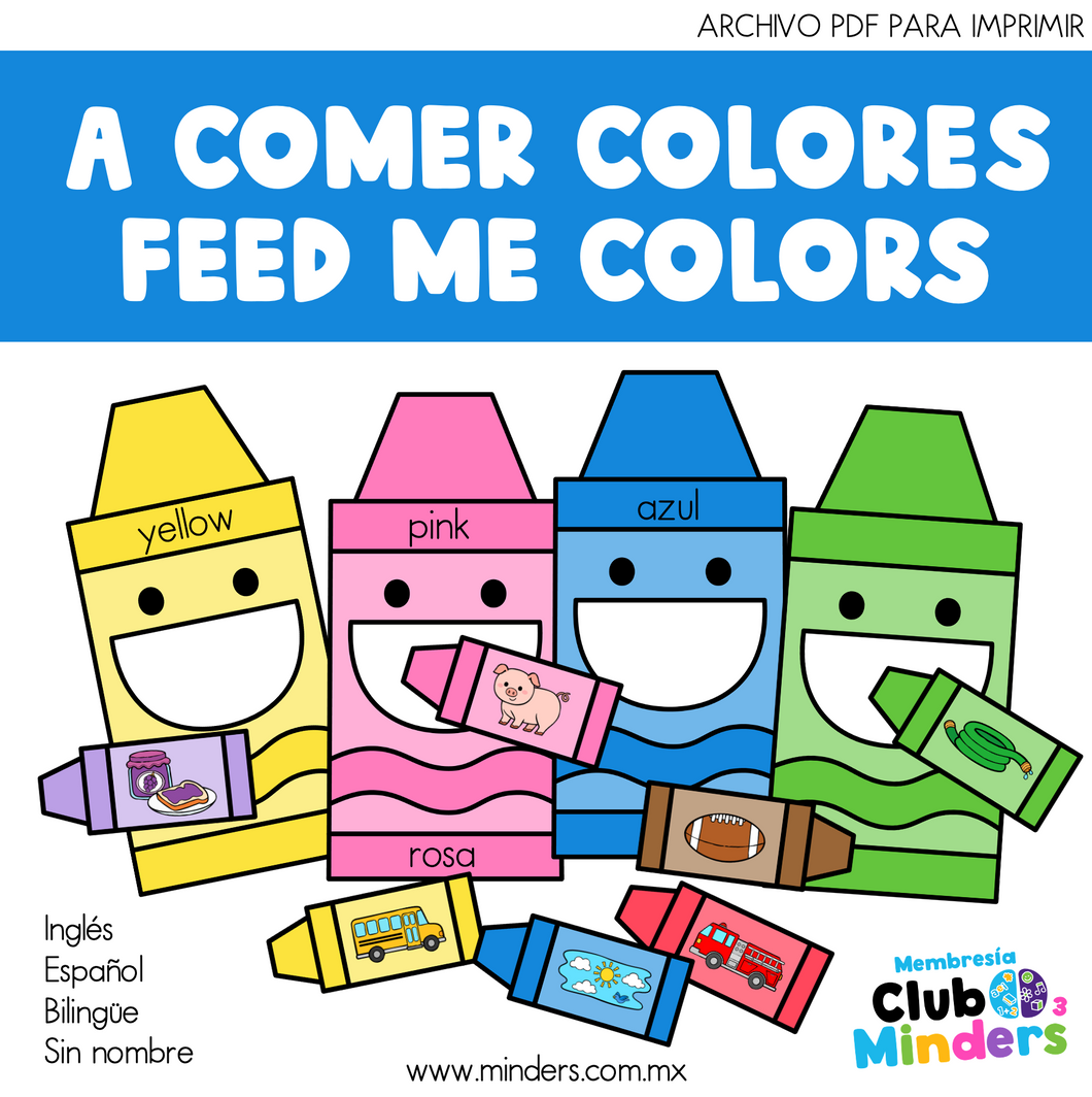 A comer colores - Feed me colors