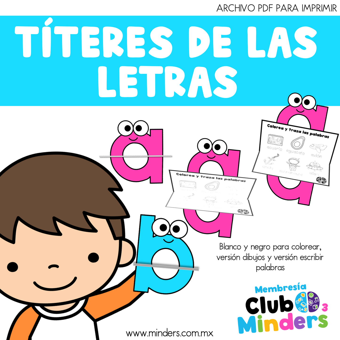 Títeres de las letras