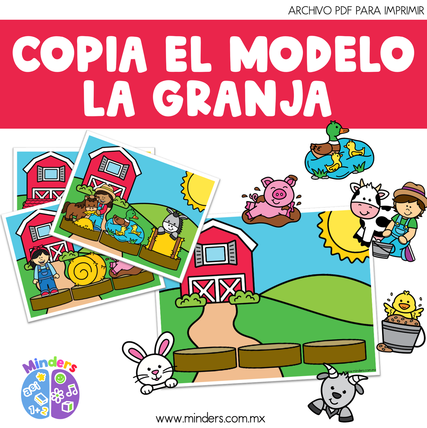 Copia el modelo - La granja