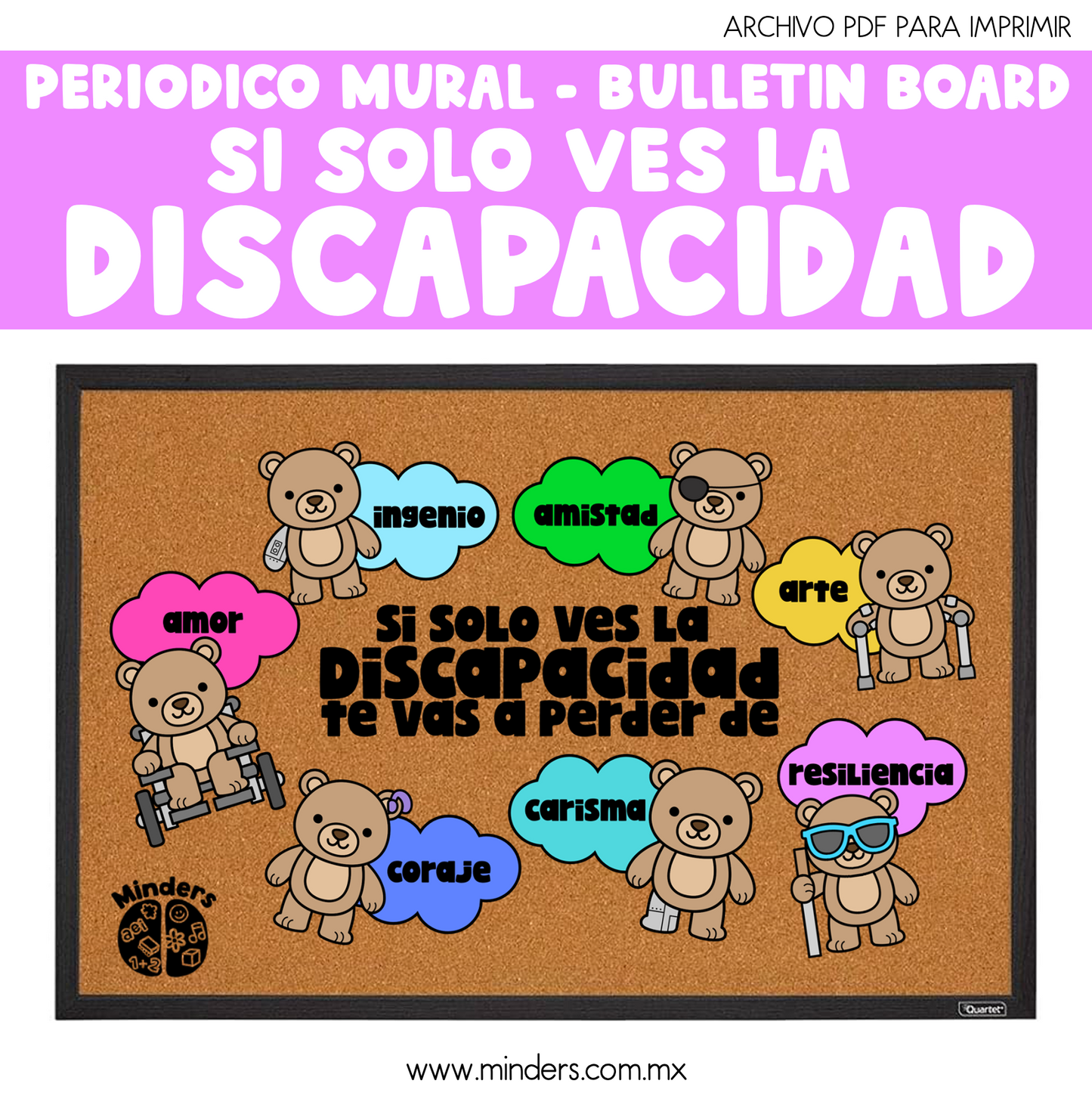 Si solo ves la discapacidad -  Periodico Mural/Bulletin board