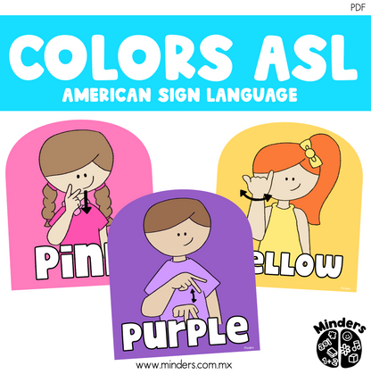 ASL Colors (American Sign Language)