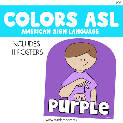 ASL Colors (American Sign Language)