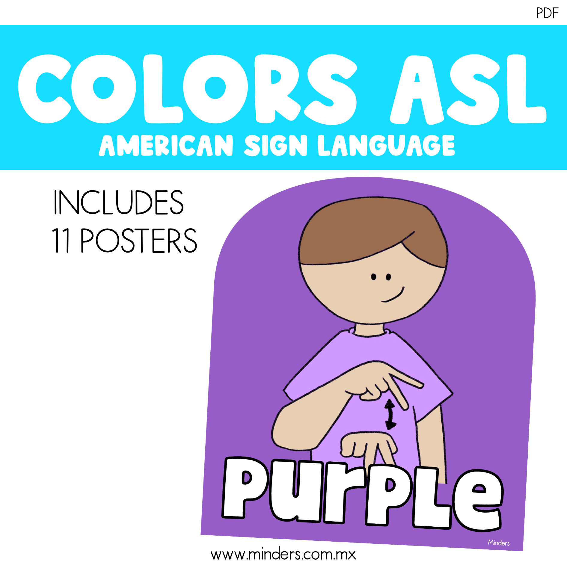 Blue Color Sign Language ASL Colors (American Sign Language) β Mindersmx