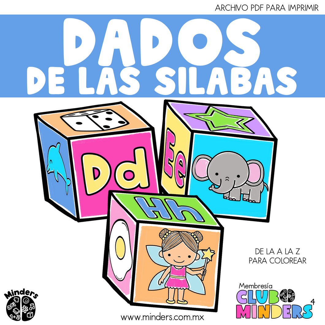 Dados de las sílabas