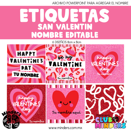 Etiquetas San Valentín