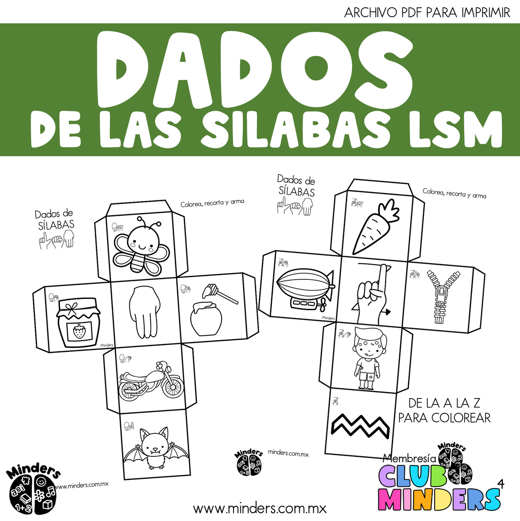 Dados de las sílabas LSM