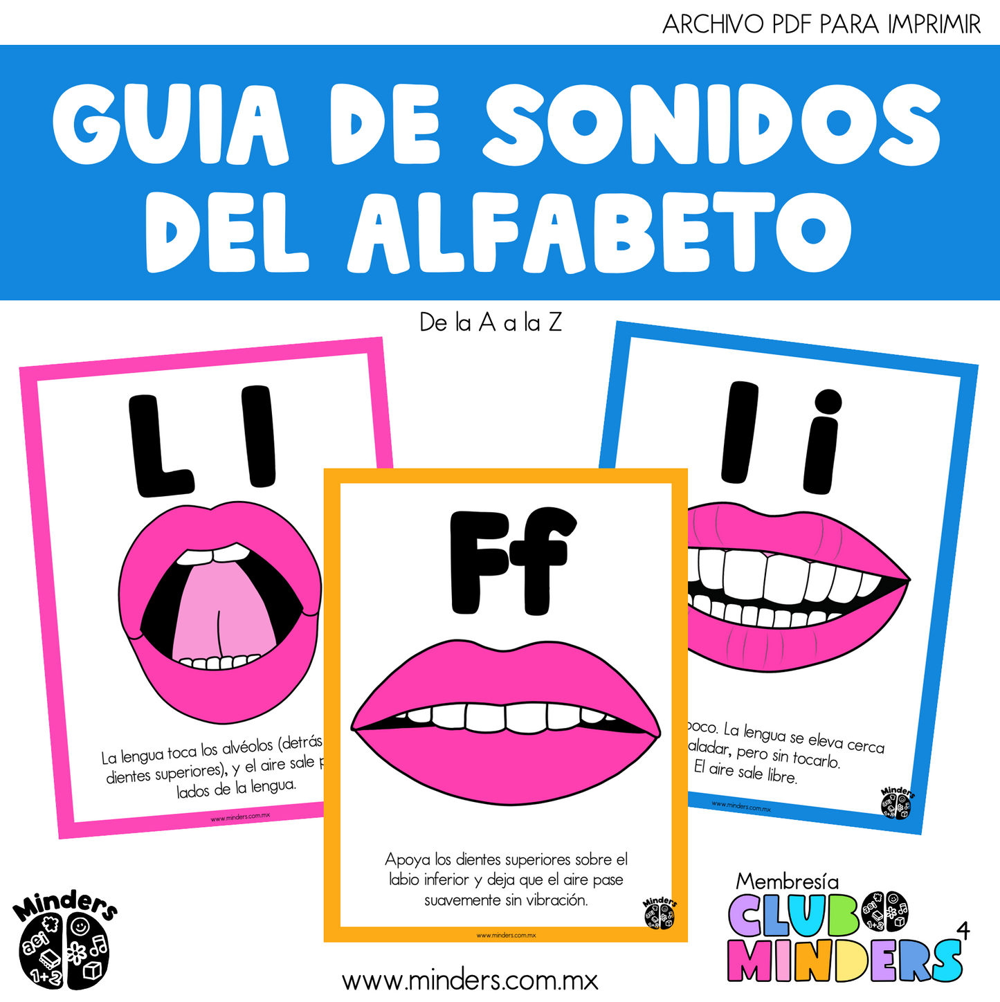 Guia de sonidos del alfabeto