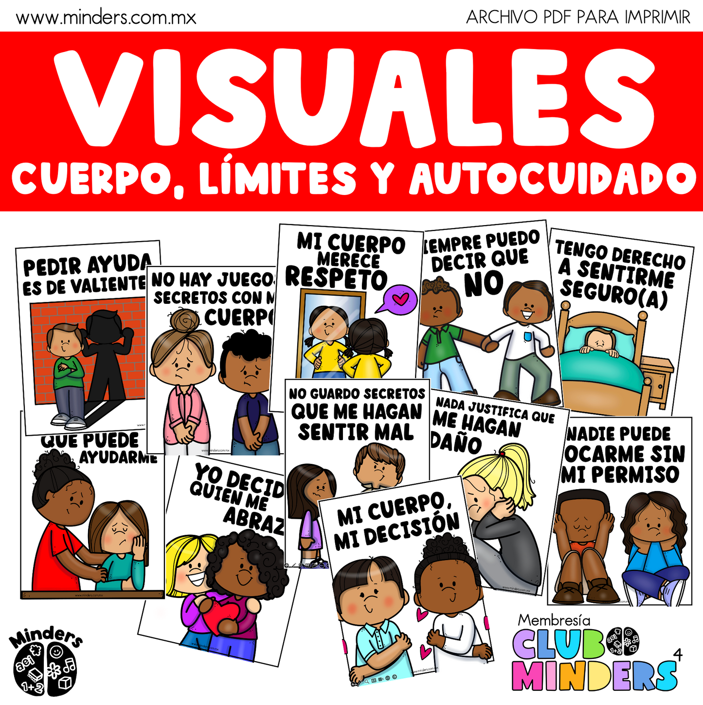 Visuales sobre Cuerpo, Límites y Autocuidado