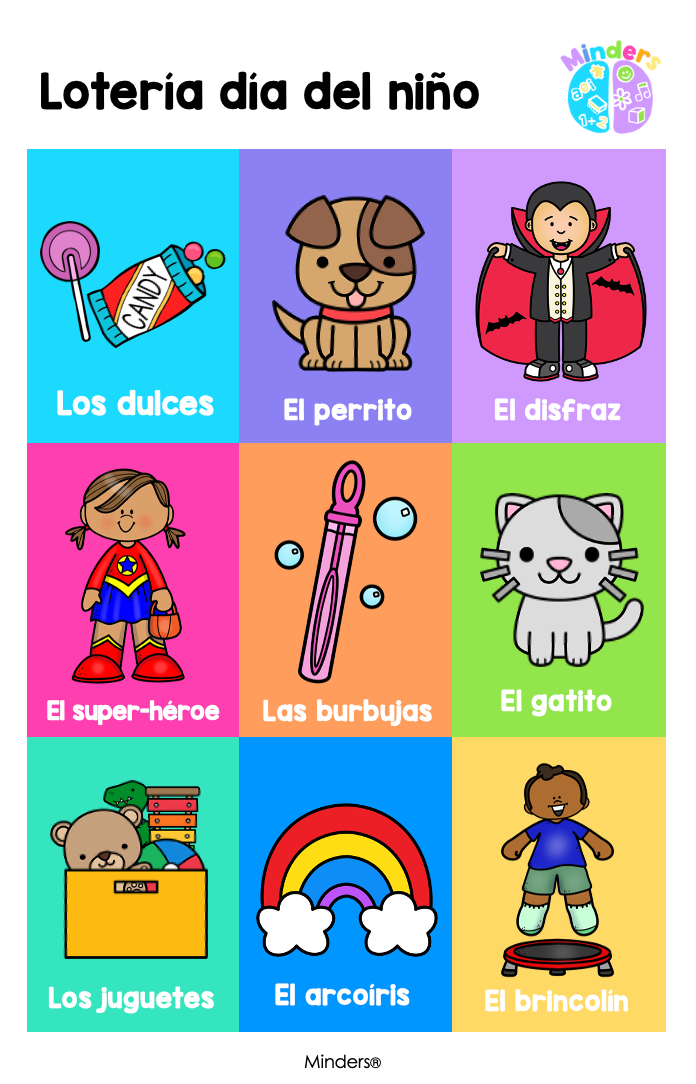 Lotería Día del Niño - Bingo