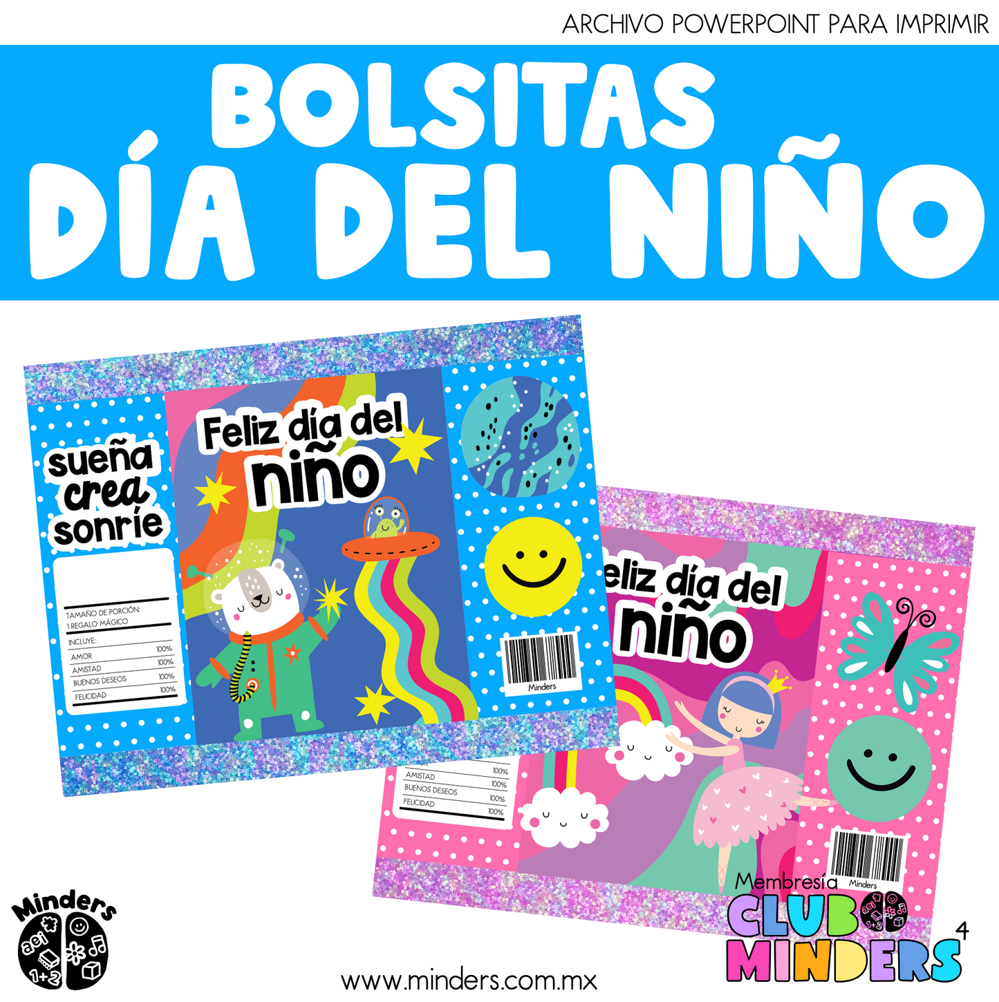 Bolsitas Día del Niño – Archivo Editable