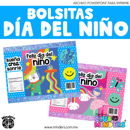 Bolsitas Día del Niño – Archivo Editable