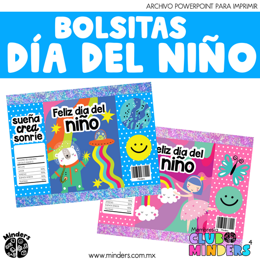 Bolsitas Día del Niño – Archivo Editable
