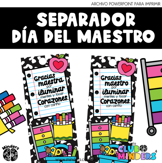 Separador - Detalle Día del maestro