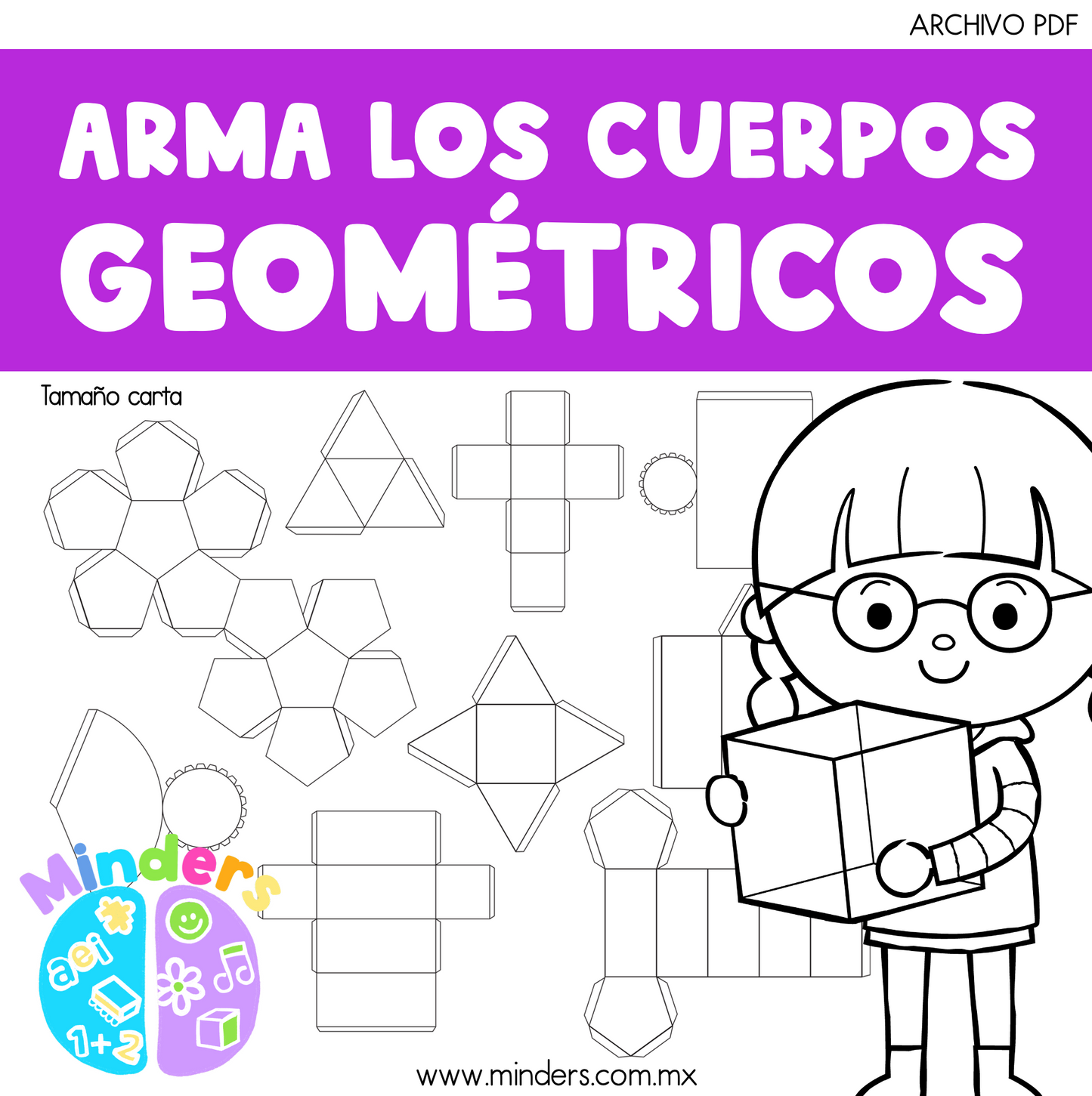 Arma los cuerpos geométricos