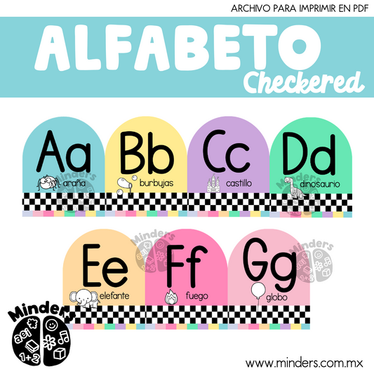 Alfabeto - Checkered