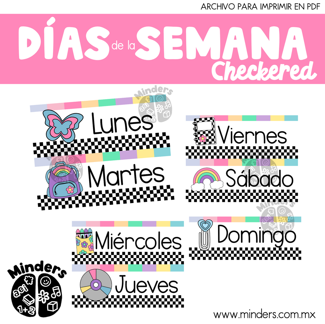 Días de la semana - Checkered