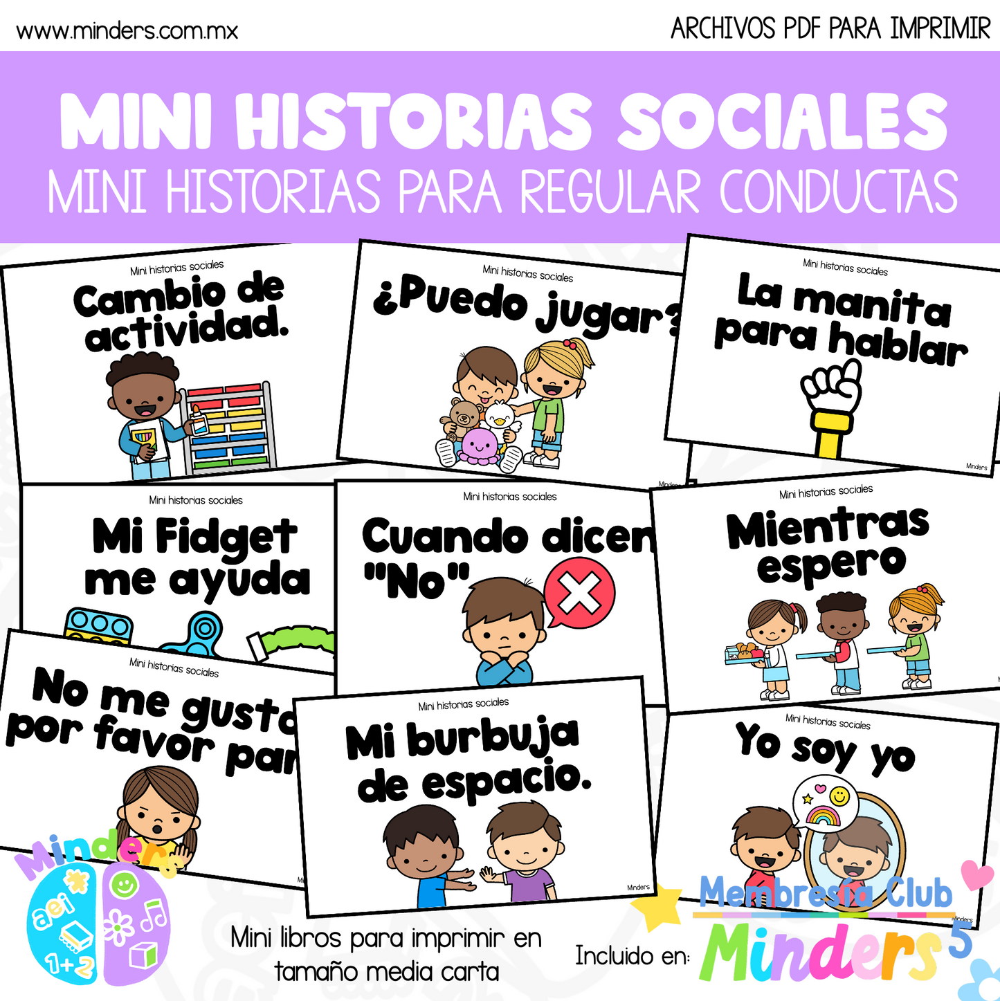 Mini historias sociales para regular conductas
