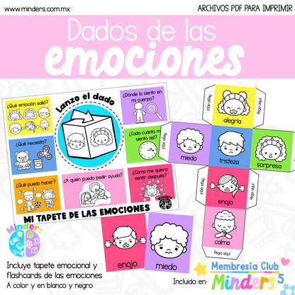 Dados de las emociones