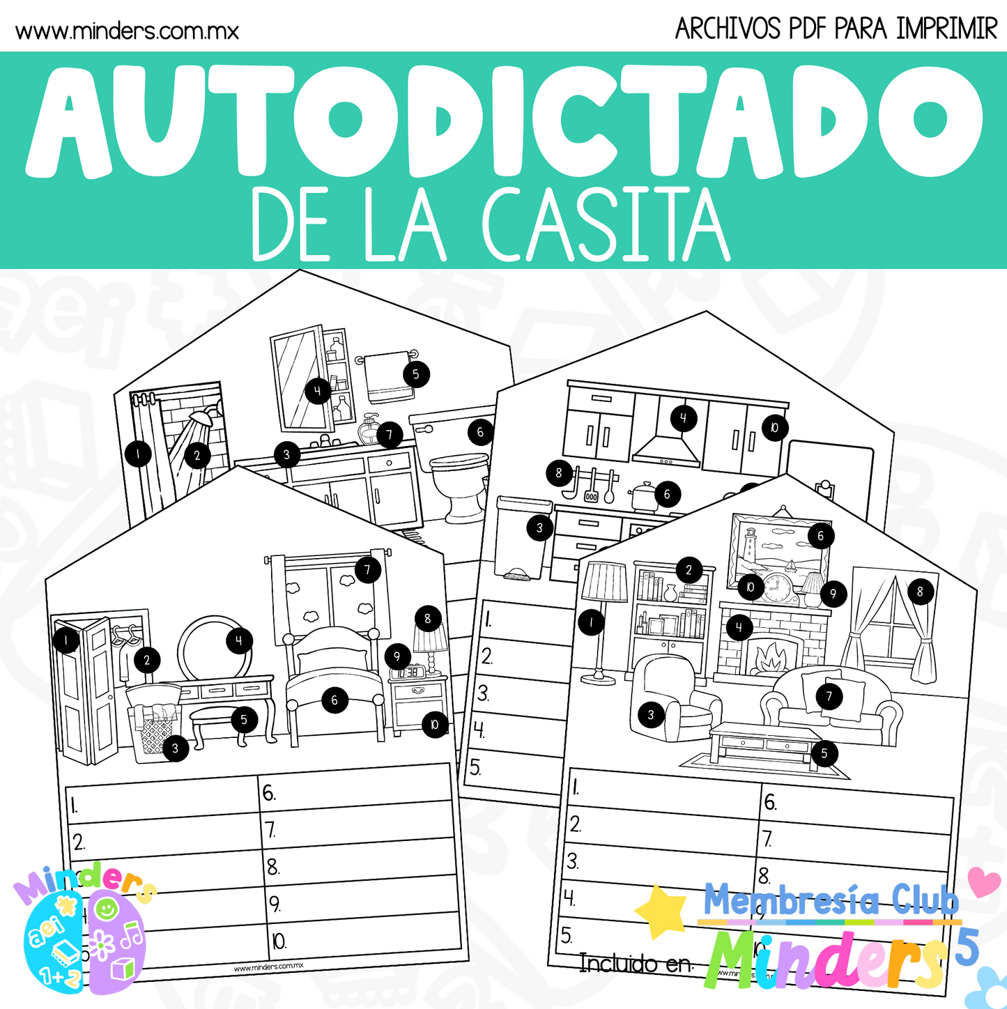 Autodictado de la casita