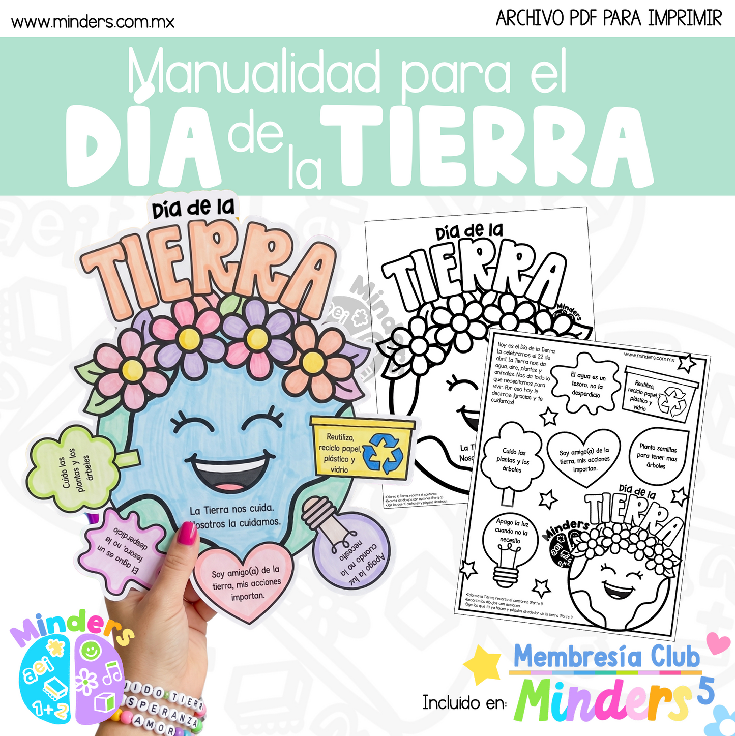 Manualidad para el día de la tierra