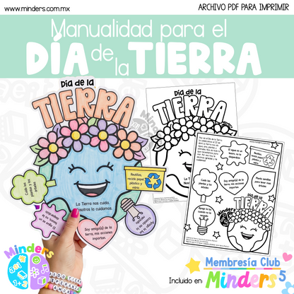 Manualidad para el día de la tierra