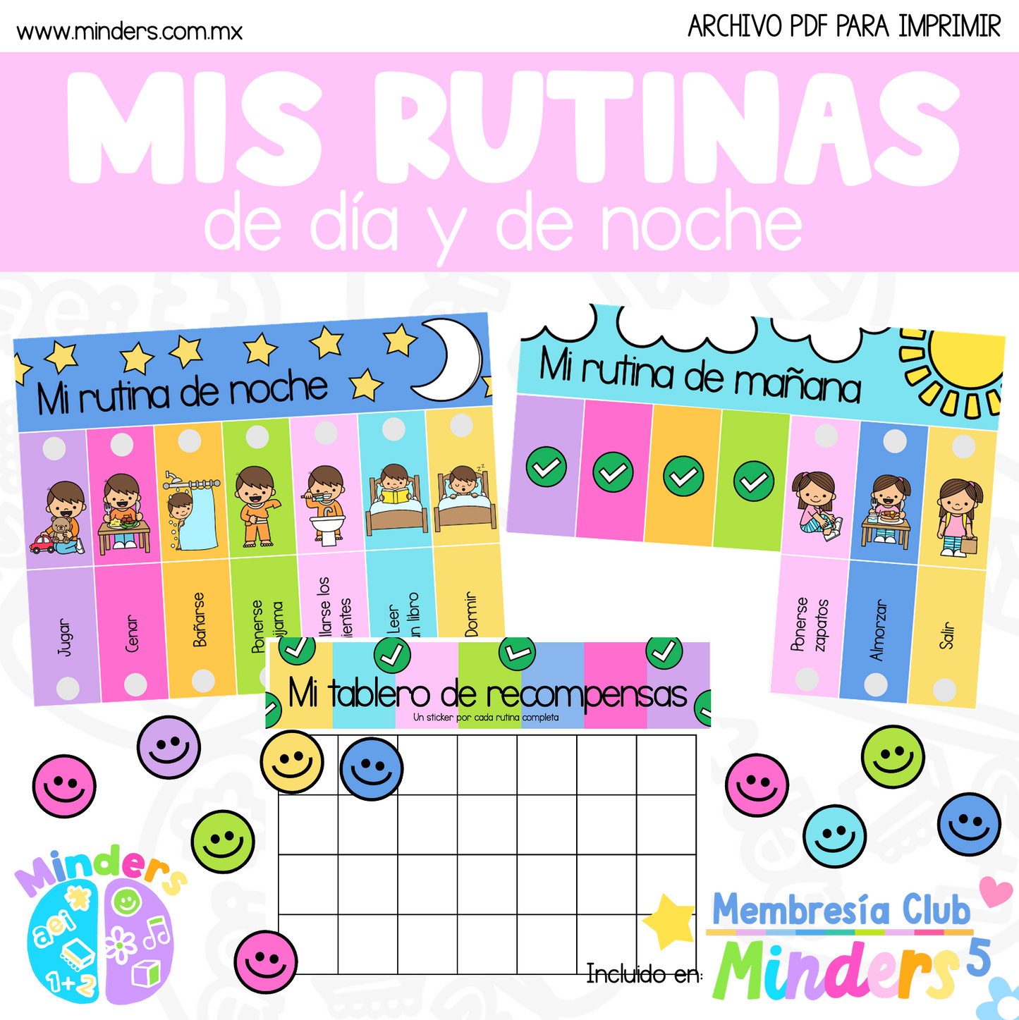 Mis rutinas de día y de noche