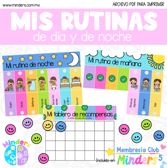 Mis rutinas de día y de noche