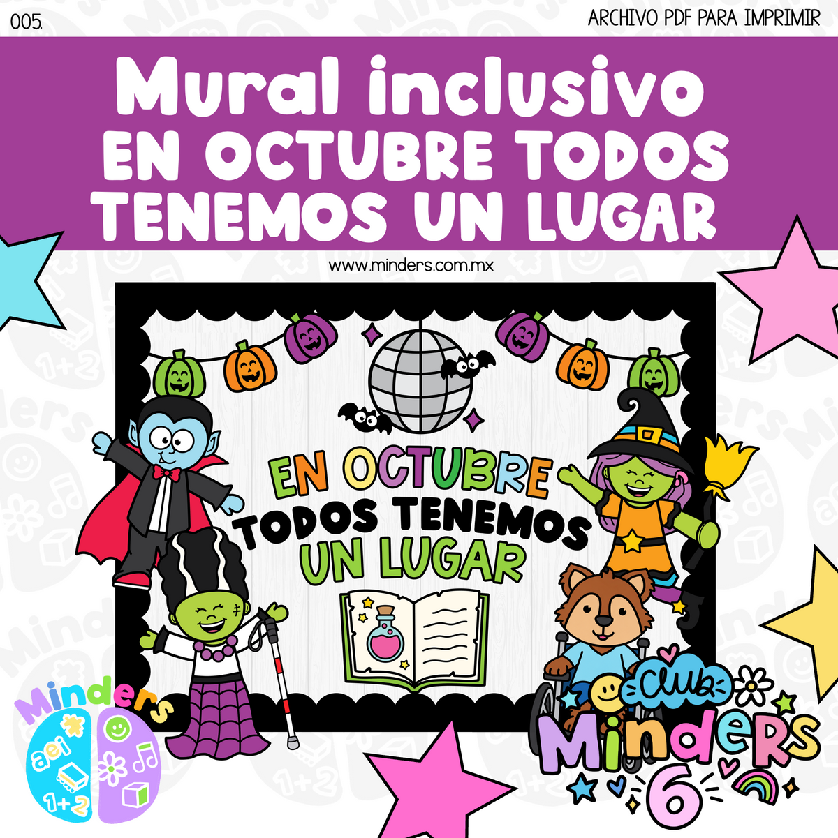 Mural Inclusivo de Octubre – En octubre todos tenemos un lugar