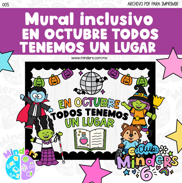 Mural Inclusivo de Octubre – En octubre todos tenemos un lugar