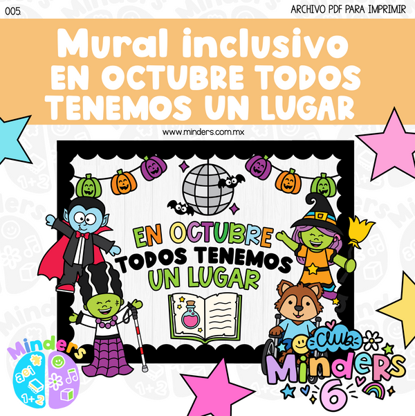 Mural Inclusivo de Octubre – En octubre todos tenemos un lugar