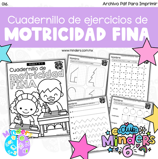 Cuadernillo de Ejercicios de Motricidad Fina