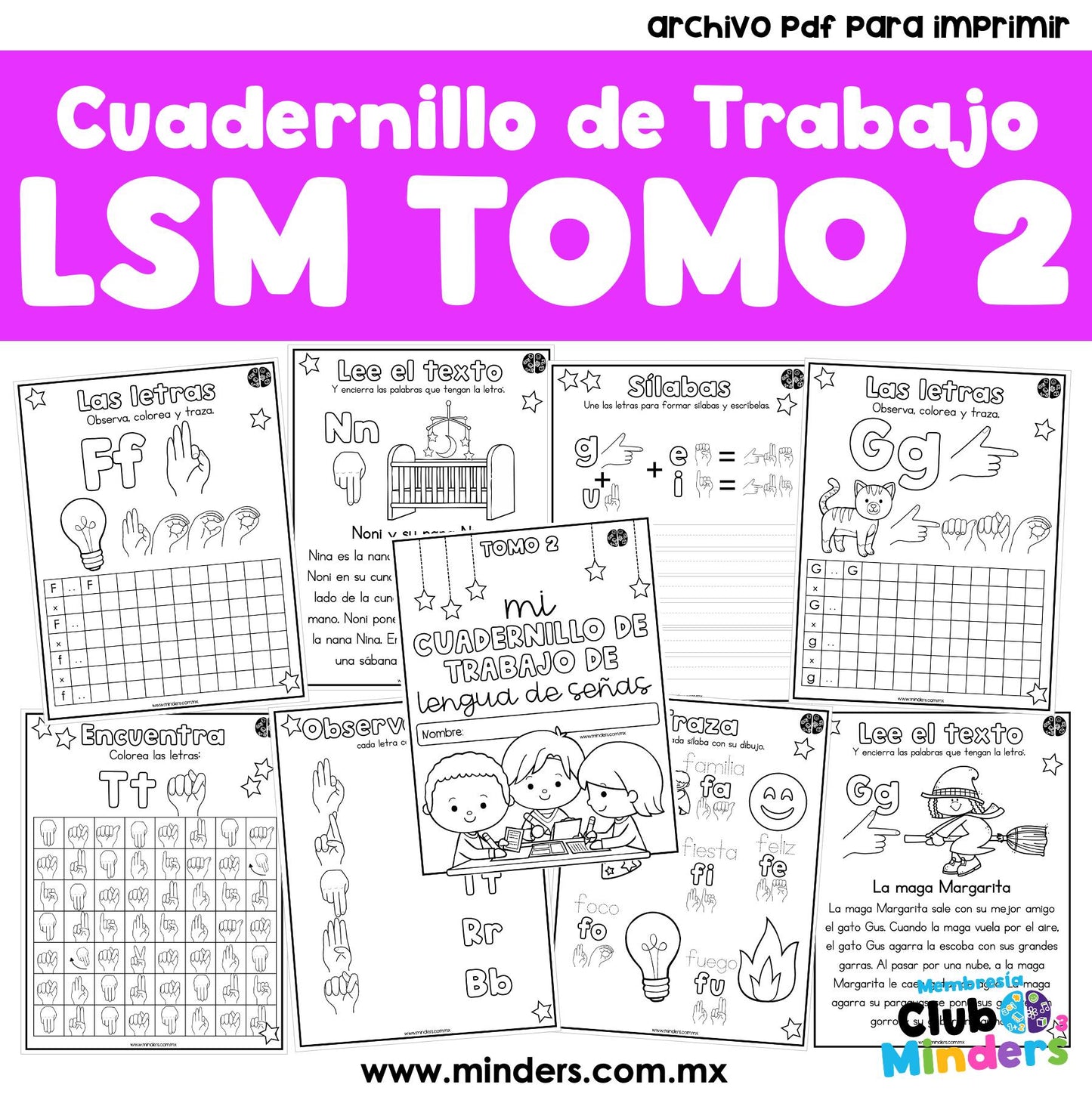 Cuadernillo de Trabajo LSM - Tomo 2
