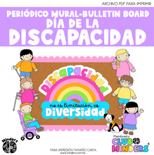 Load image into Gallery viewer, Bulletin Board - Mural Newspaper Disability Day
