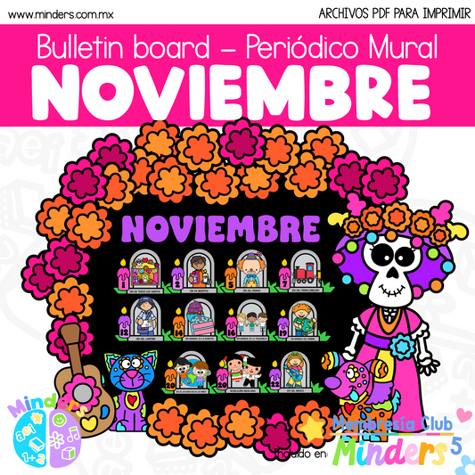 Bulletin Board - Mural Efemérides Noviembre