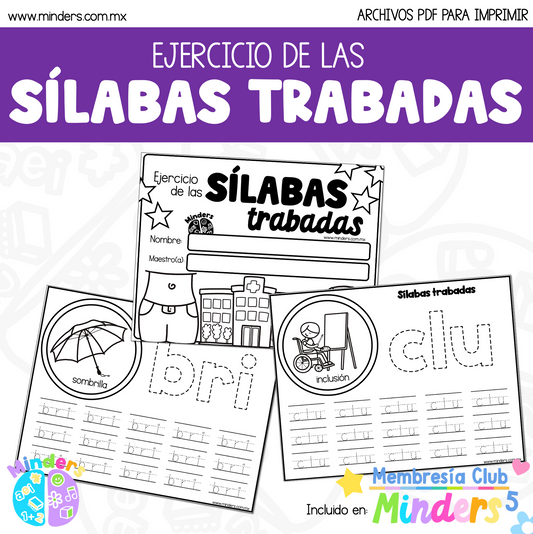 Ejercicio de las sílabas trabadas