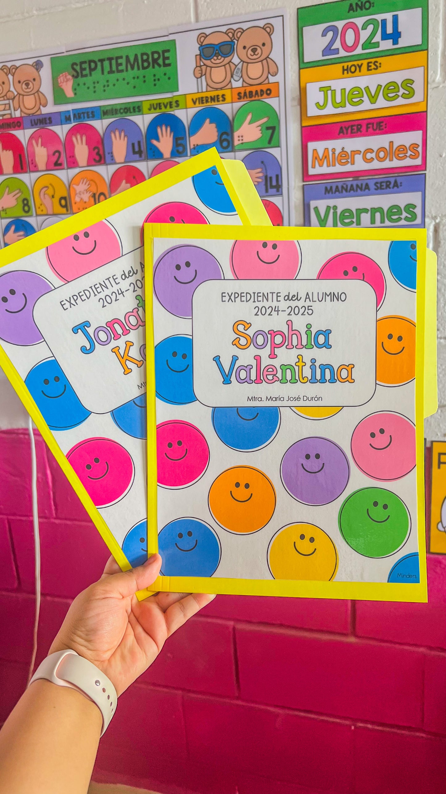 Happy Faces Student File Cover