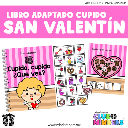 Libro adaptado Cupido San Valentín