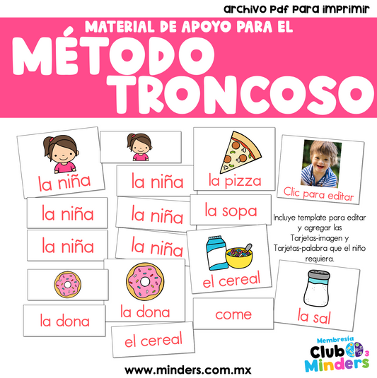 Material de apoyo para el método troncoso
