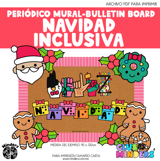 Bulletin board - Periódico Mural Navidad Inclusiva