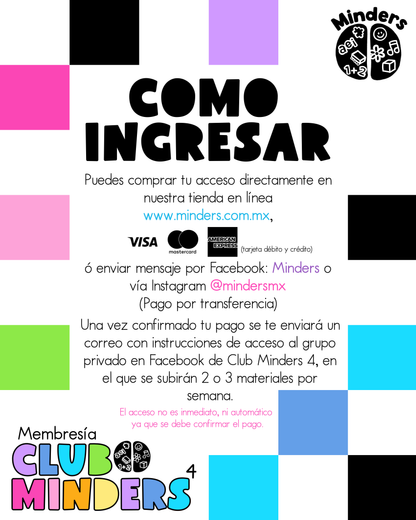 Membresía Club Minders 4