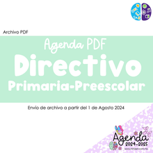 Cargar imagen en el visor de la galería, Agenda PDF Directivo Primaria-Preescolar
