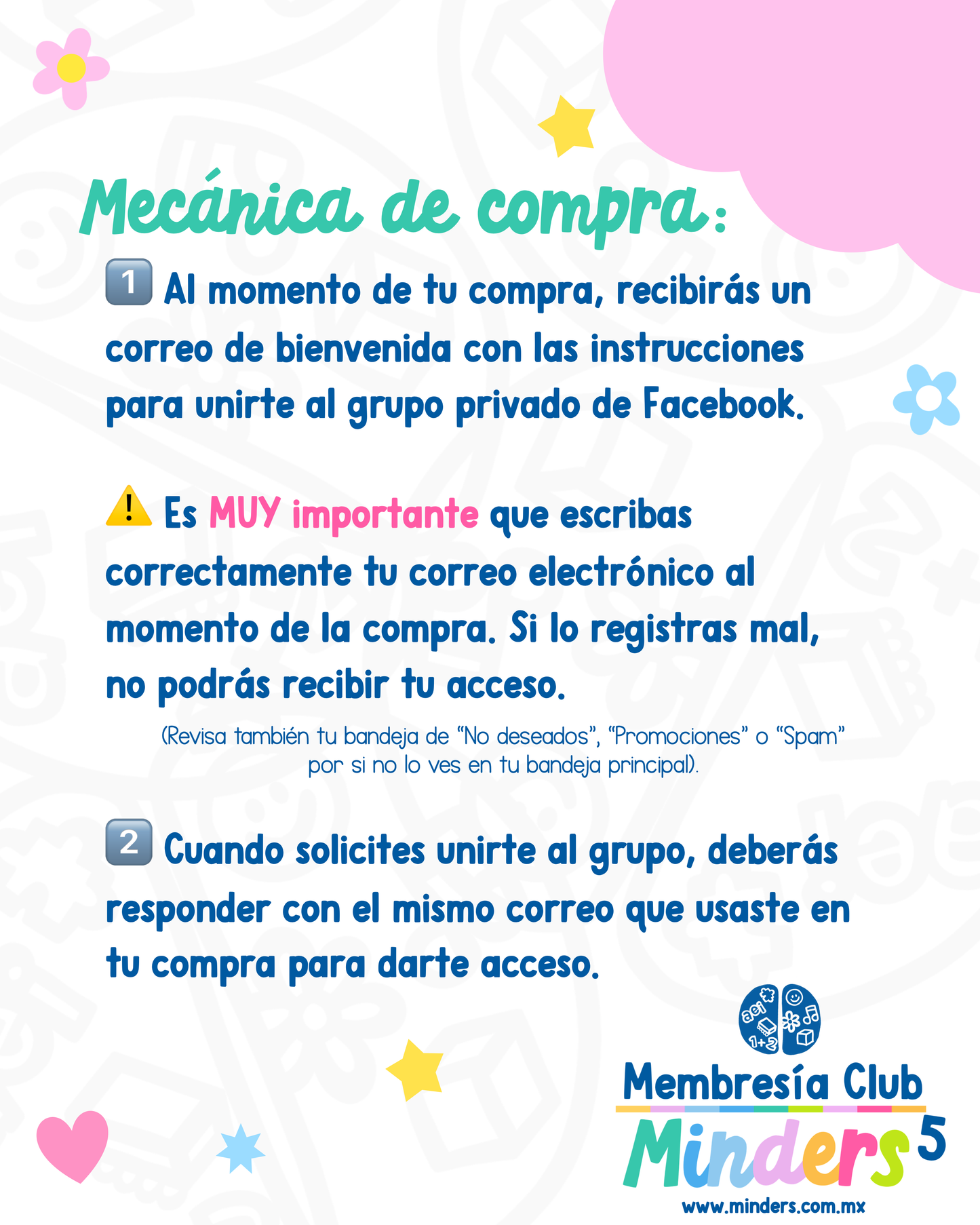 Membresía Club Minders 5