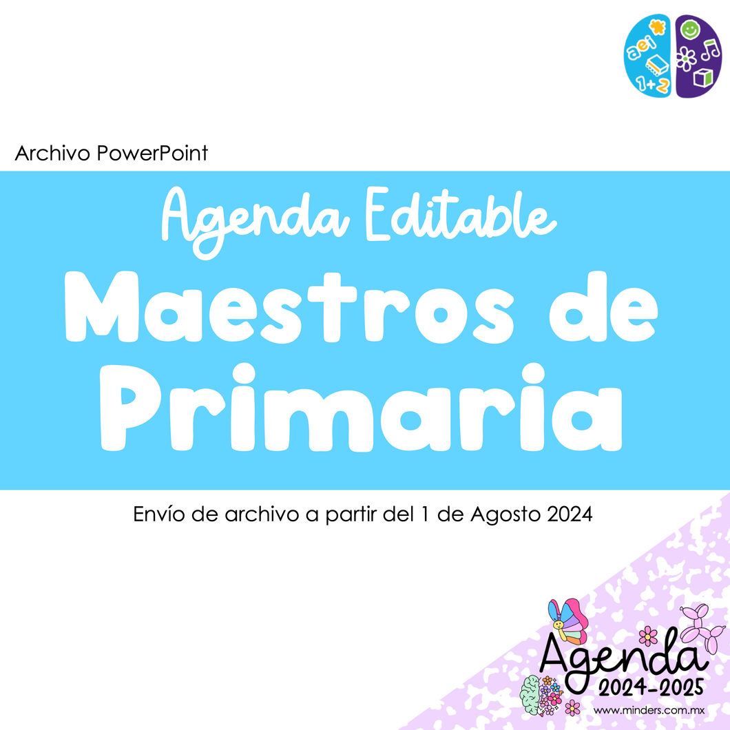 Agenda Editable Grupo Primaria