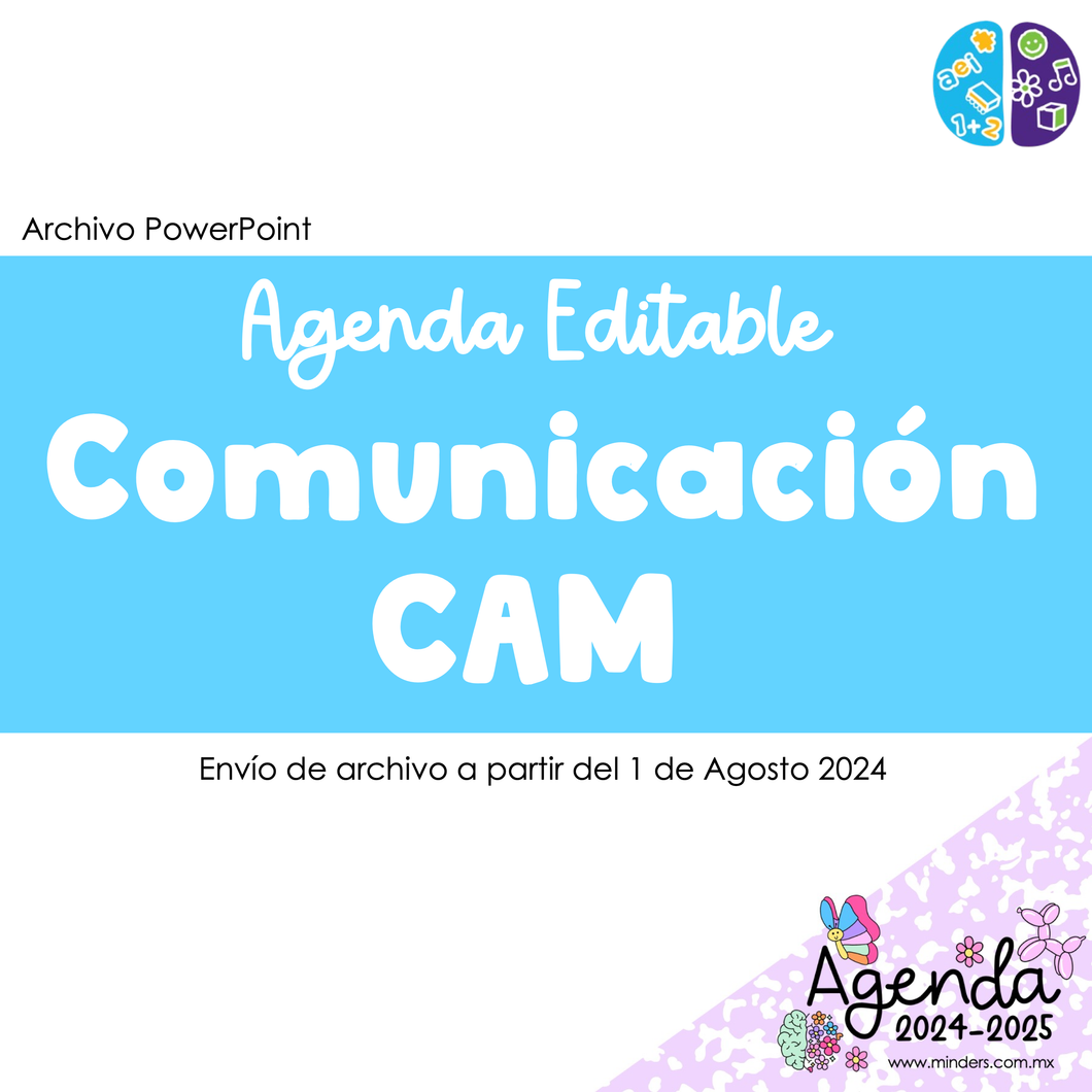 Agenda Editable Comunicación CAM