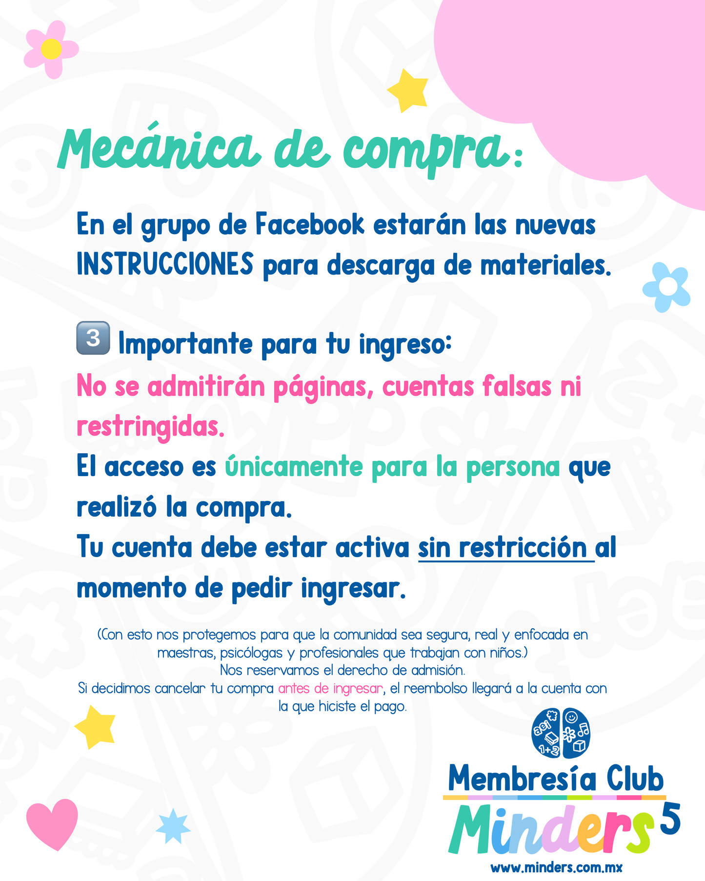 Membresía Club Minders 5