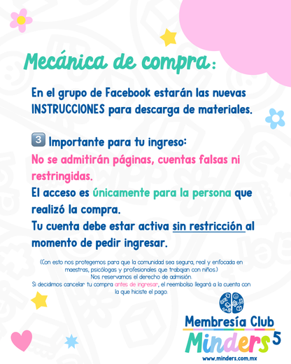 Membresía Club Minders 5