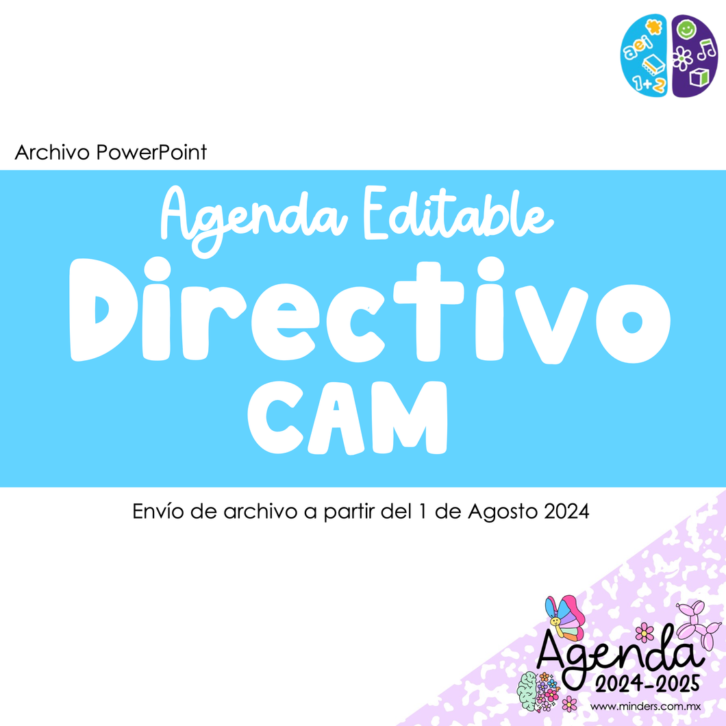 Agenda Editable Directivo CAM