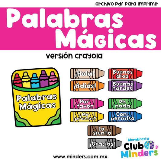 Palabras Mágicas Crayola